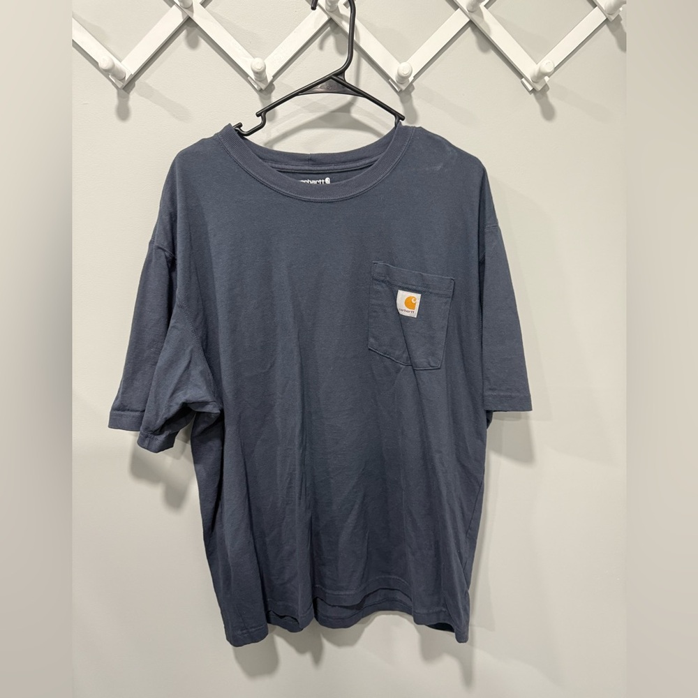 Mens carhartt pocket tee size large